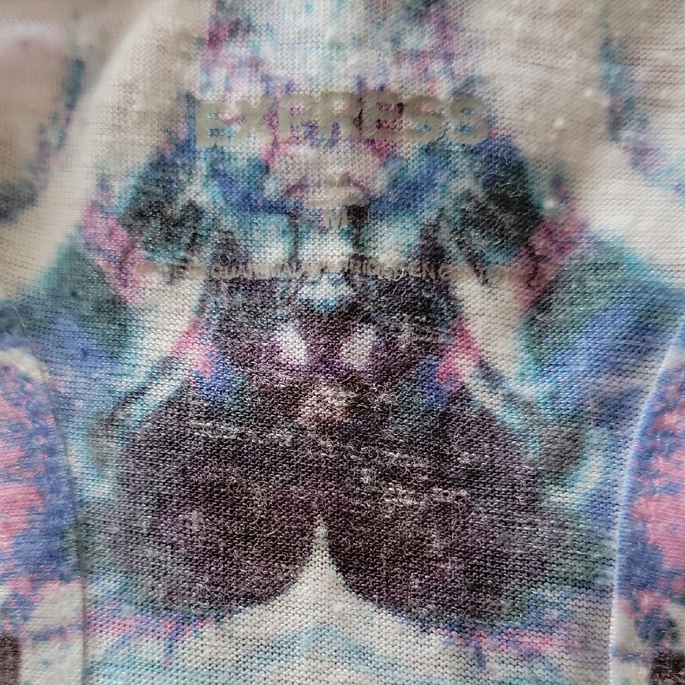 Express Tropical Palm Tree Racerback Tank - Picture 5 of 5